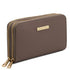 Gaia - Double zip around leather wallet